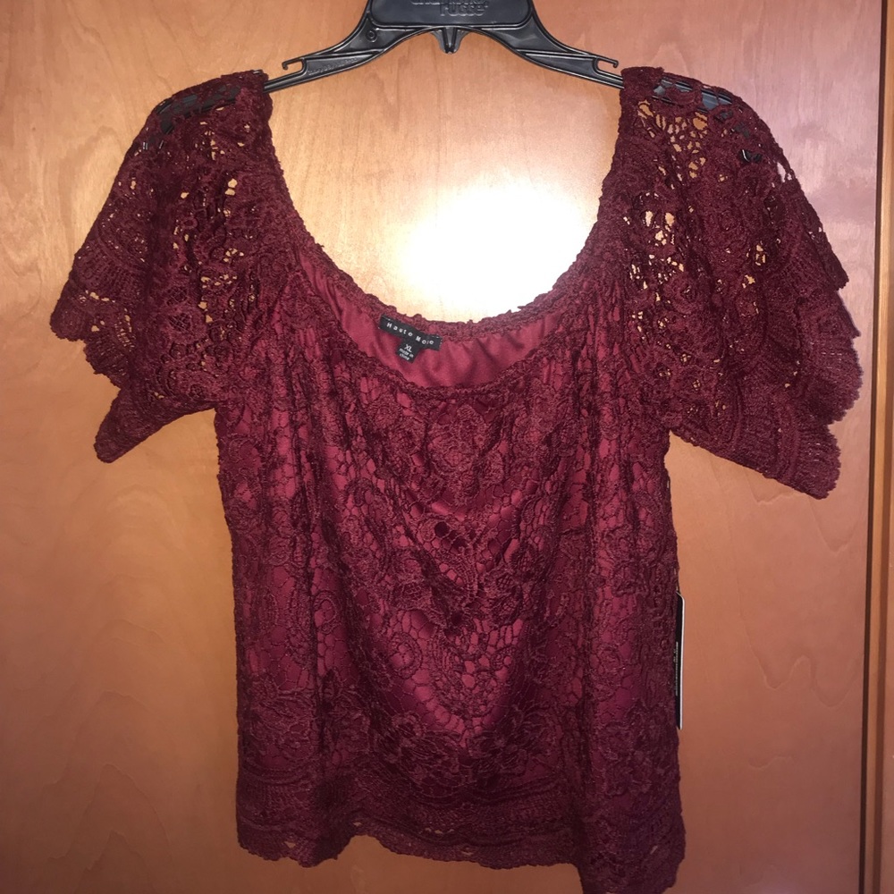 Off the shoulder crop top